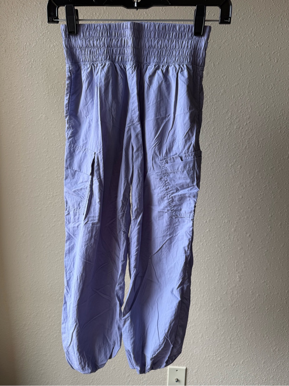 all in motion Lavender Elastic-Waist Cargo Pants